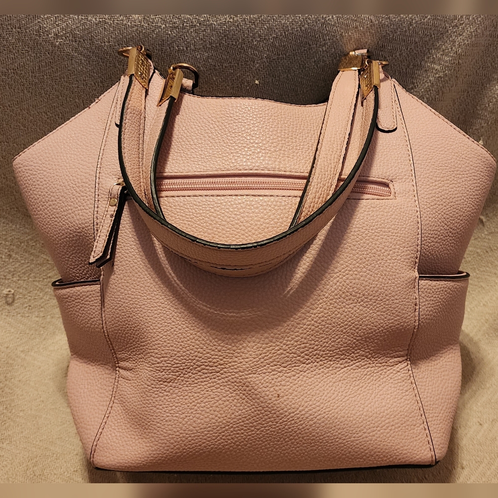 Kate & Alex Pink  Faux Leather Handbag